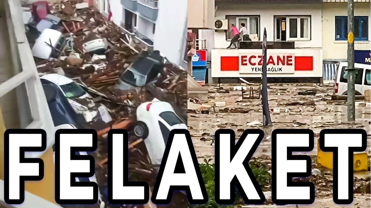 Kastamonu Sinop Samsun Bartın’da! Türkiye Sel Felaketi Görüntüleri